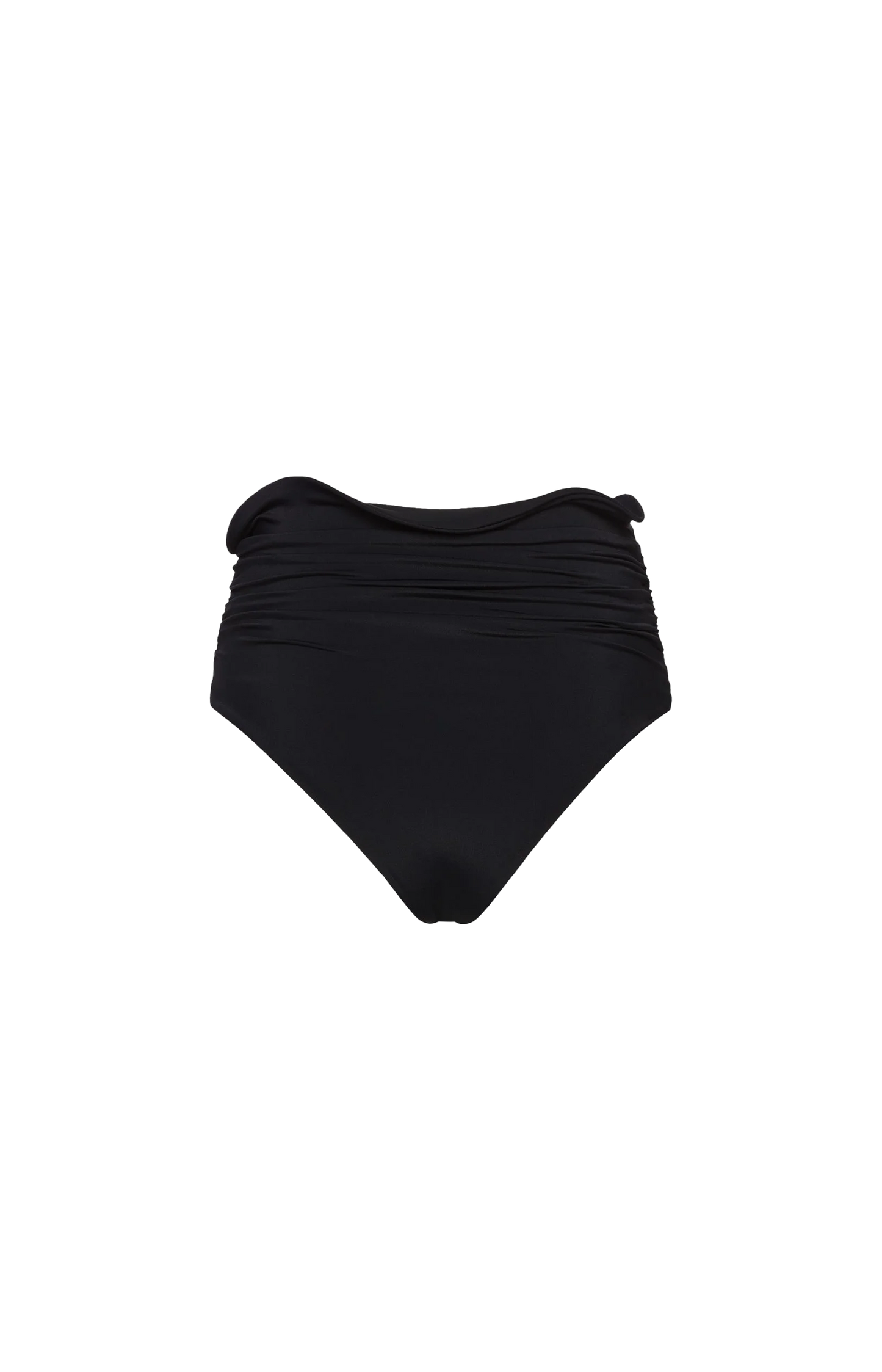 Sculpted Waist Swim Bottom in Black