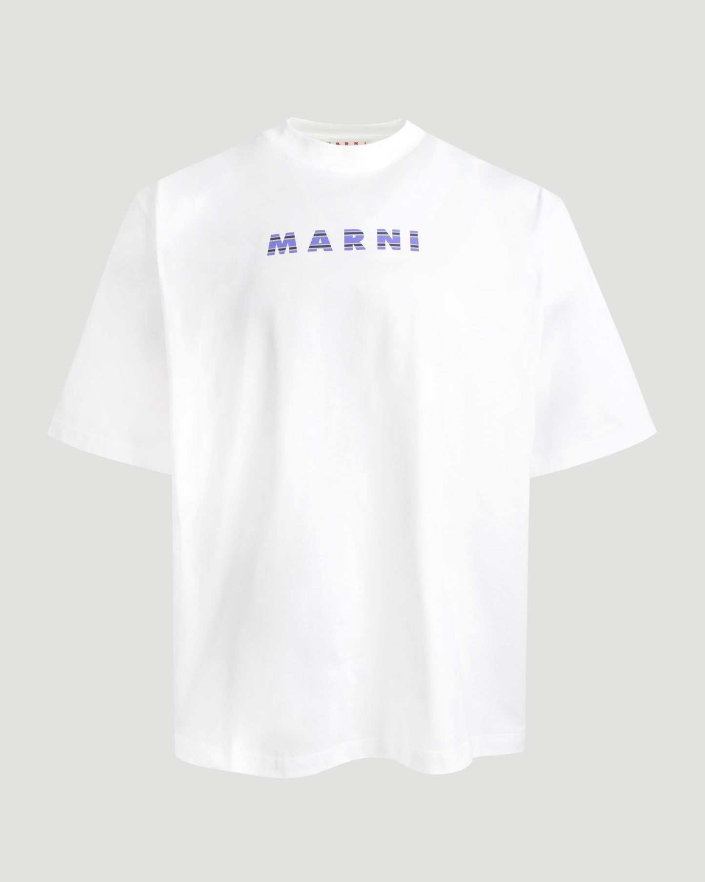 White Cotton T-Shirt With Label