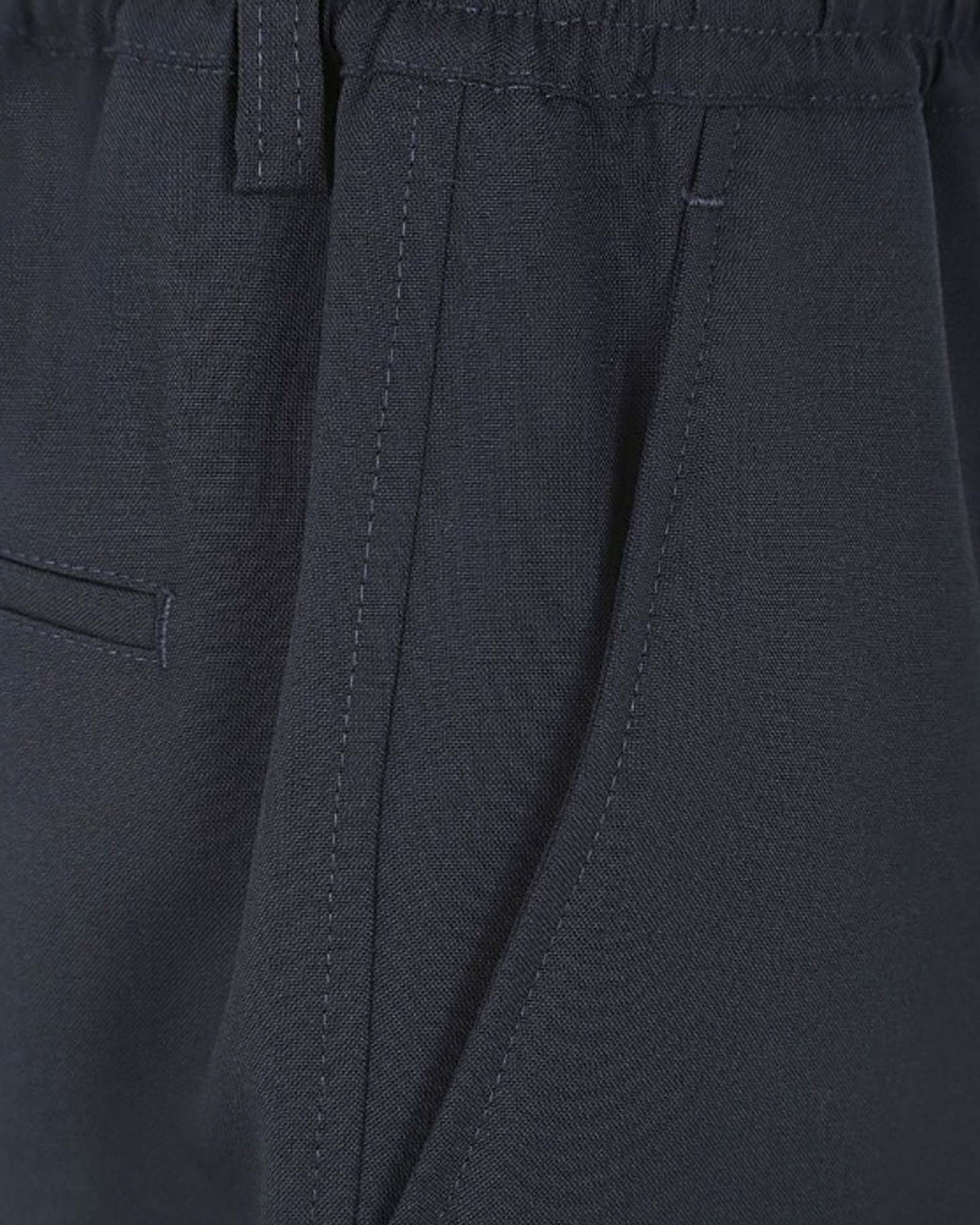 Wool Trousers in Deep Blue