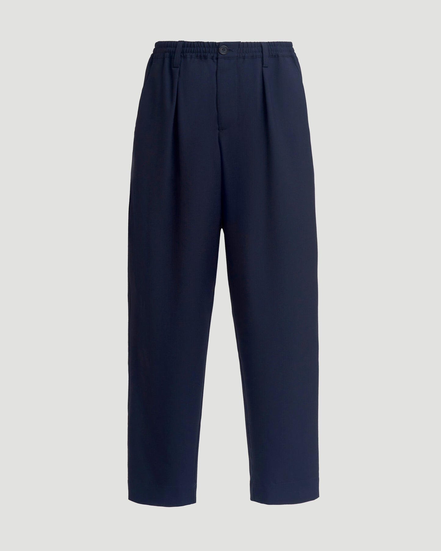 Wool Trousers in Deep Blue