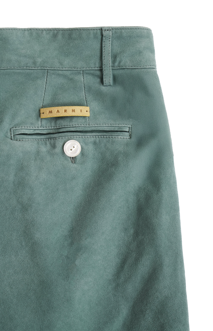Suede Shorts