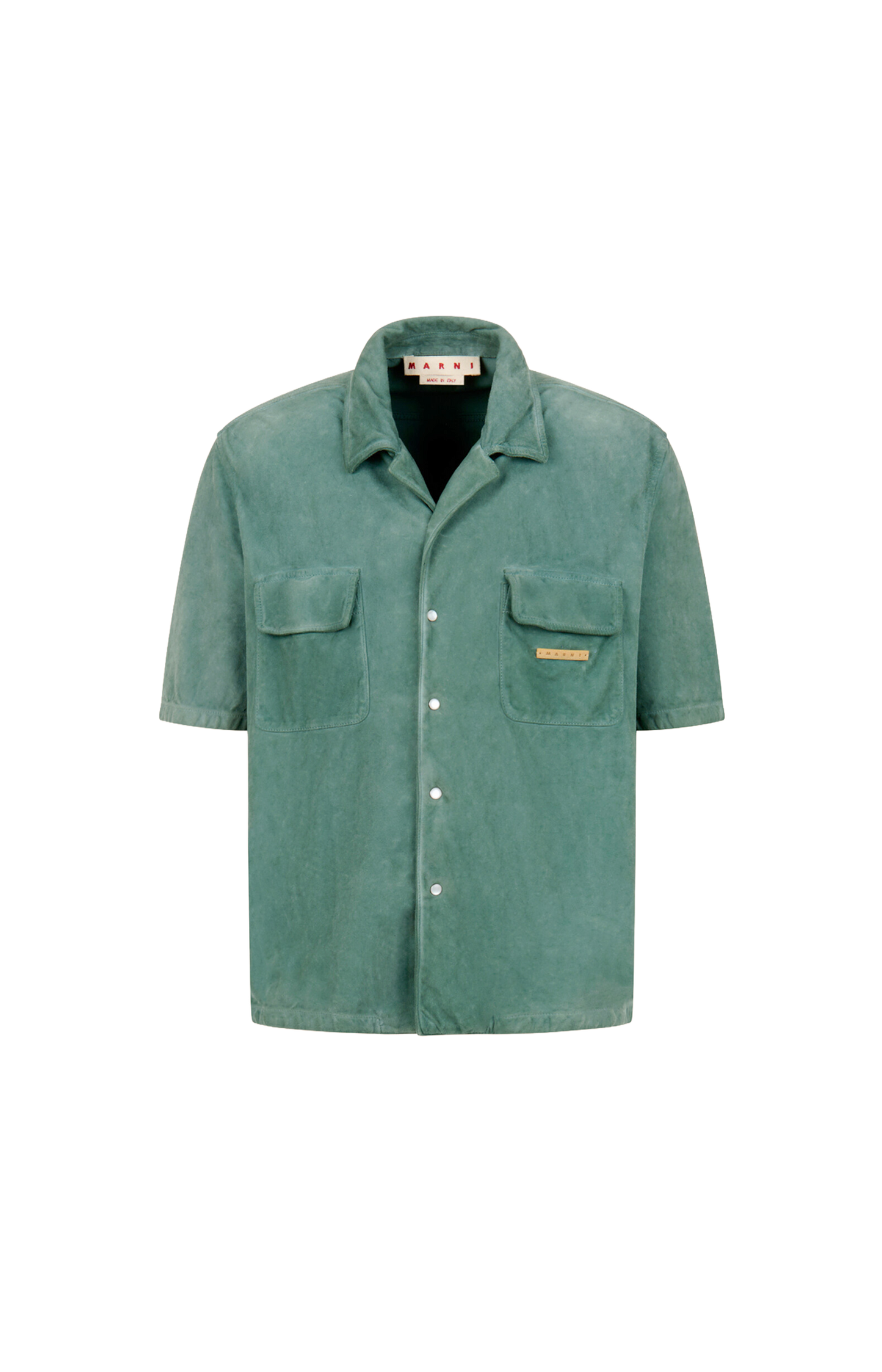 Suede Shirt with Pockets