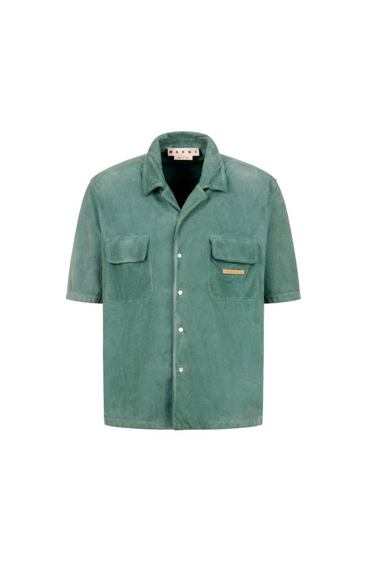 Suede Shirt with Pockets
