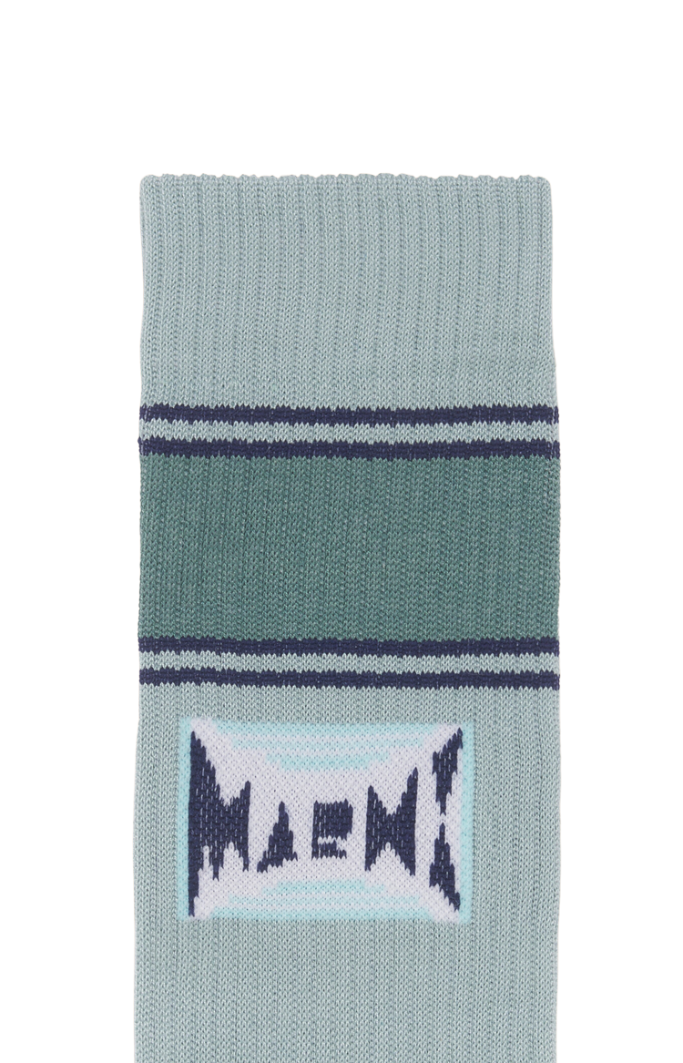 Cotton Socks with Jacquard Logo
