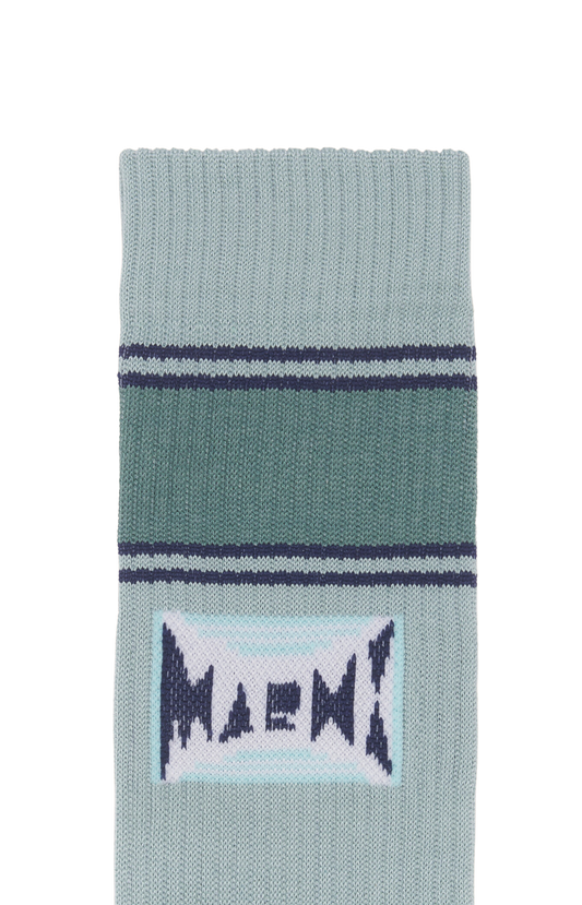 Cotton Socks with Jacquard Logo