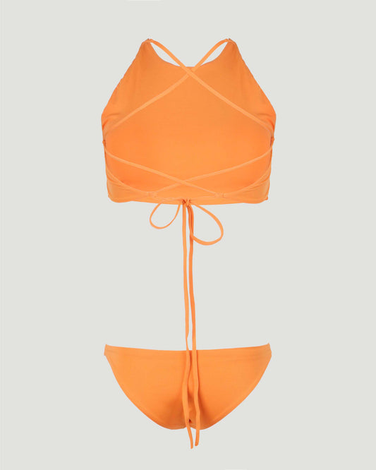 AMURA TWO-PIECE SWIMSUIT IN ORANGE