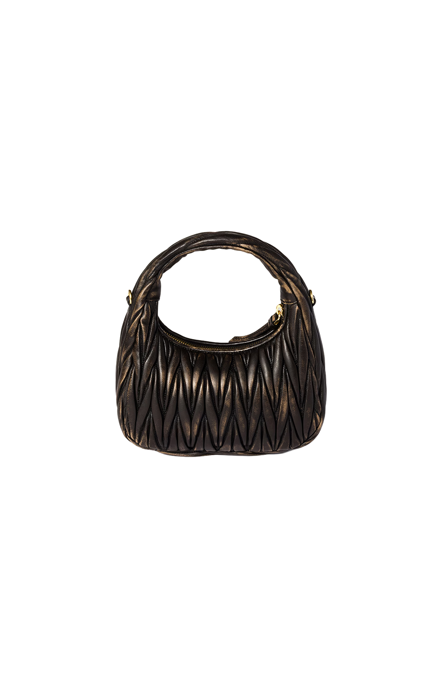 Wander Small Matelassé Leather Bag