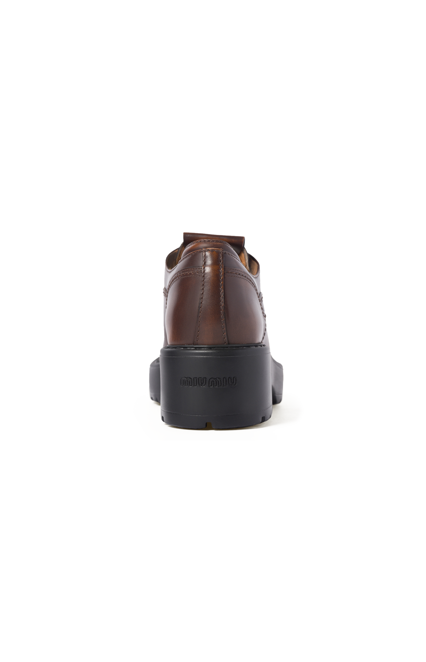 Sienna Leather Platform Derby Shoes