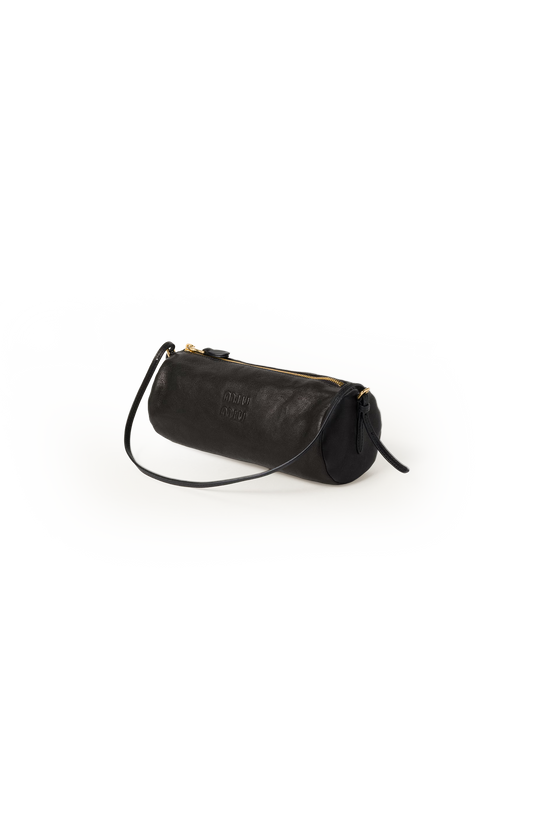 Nappa Leather Pouch in Black