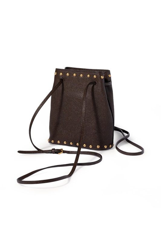 Miu Miu Leather Pouch in Mahogany — product photo 2