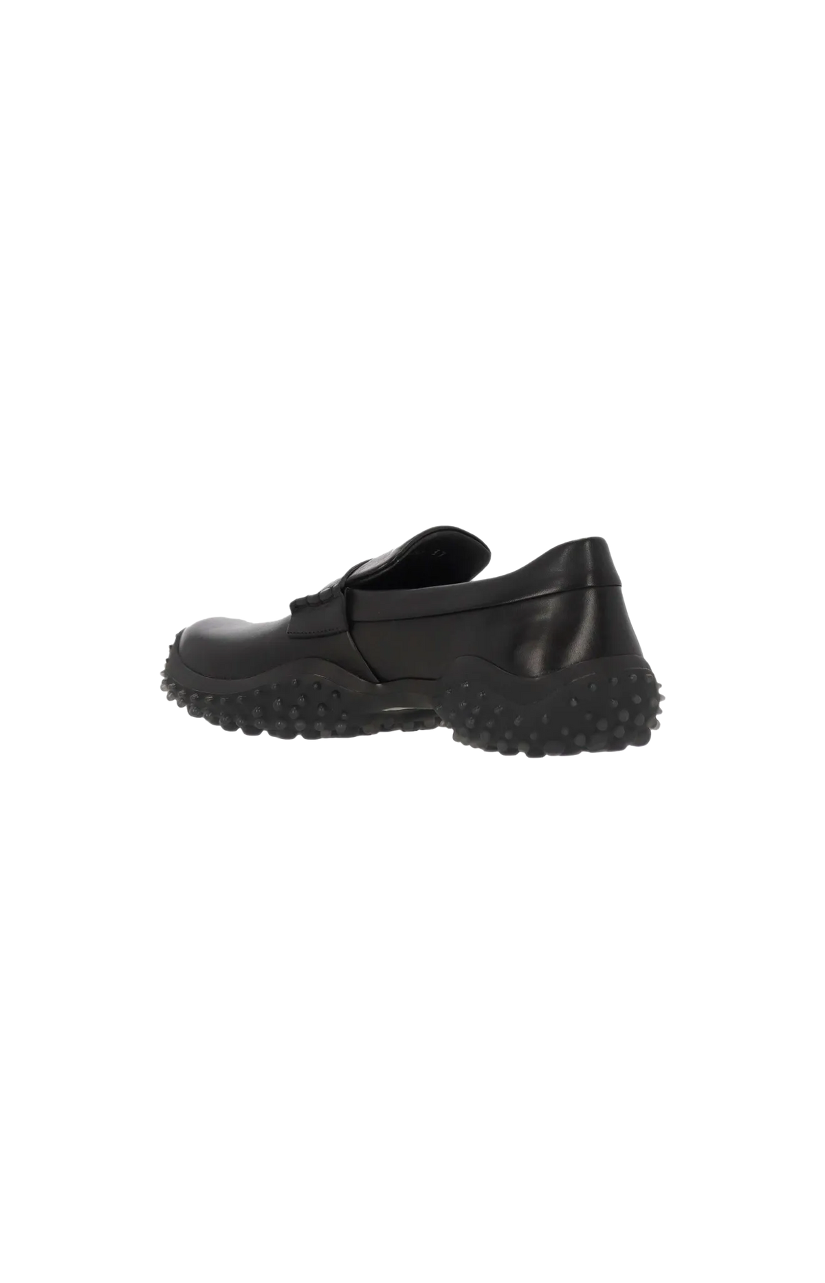 Miu Miu Logo Leather Loafers in Black — product photo 3