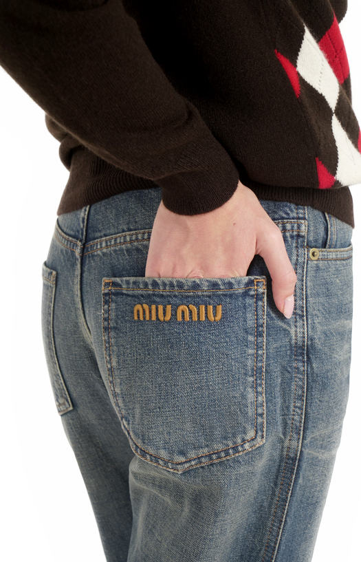 Five-Pocket Denim Jeans