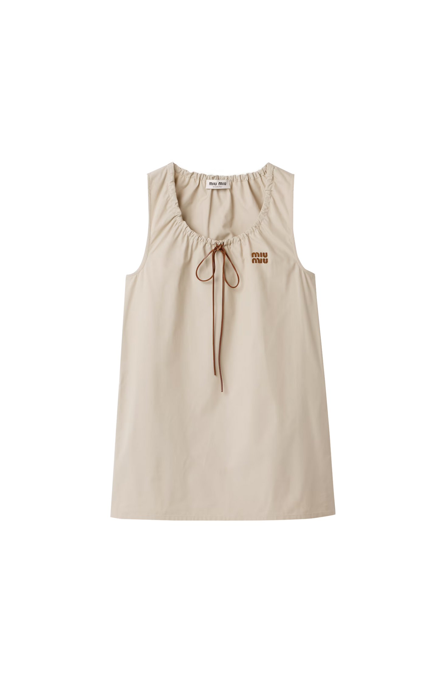 Panama Cotton Mini Dress