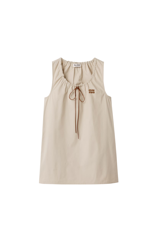 Panama Cotton Mini Dress