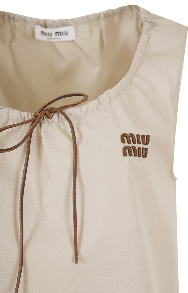 Panama Cotton Mini Dress