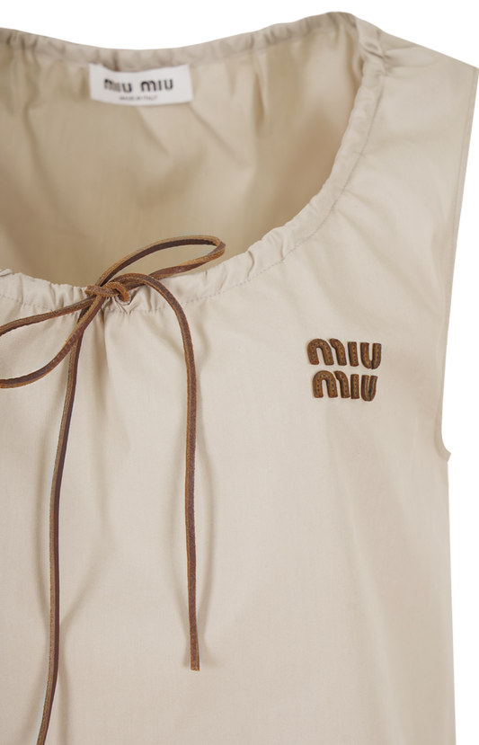 Panama Cotton Mini Dress