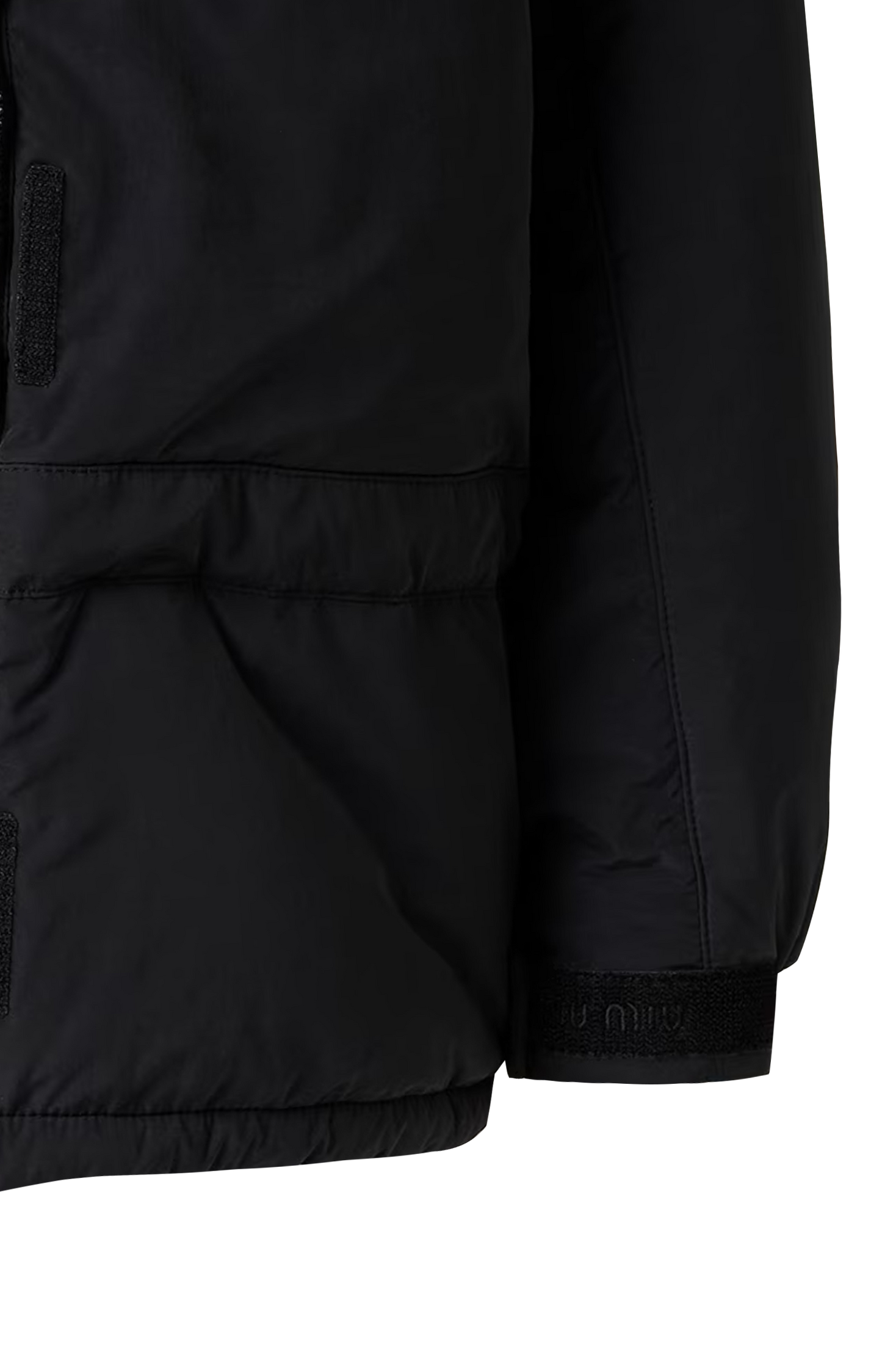 Pongé Down Jacket in Black