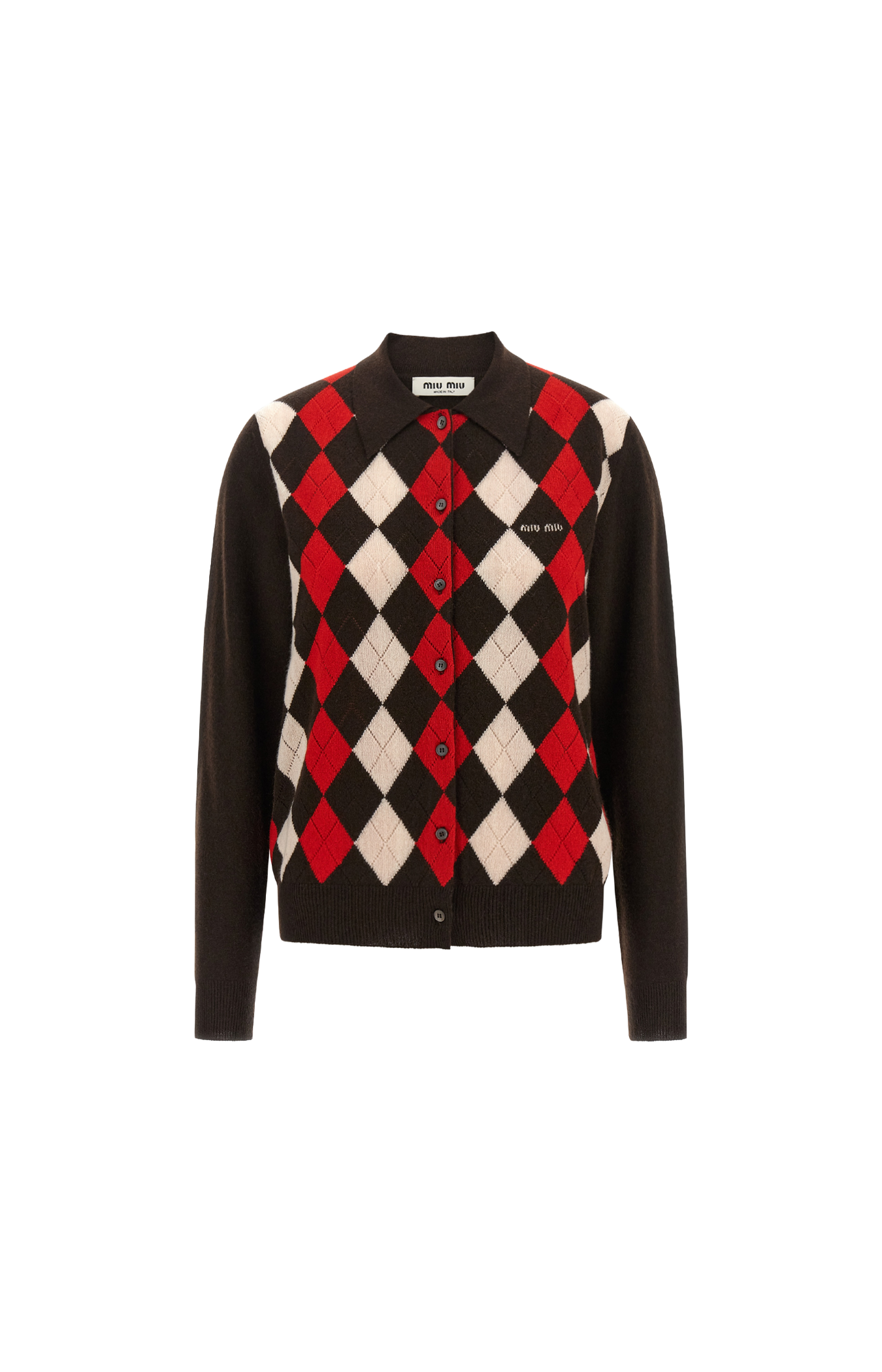 Cashmere Cardigan in Dark Brown