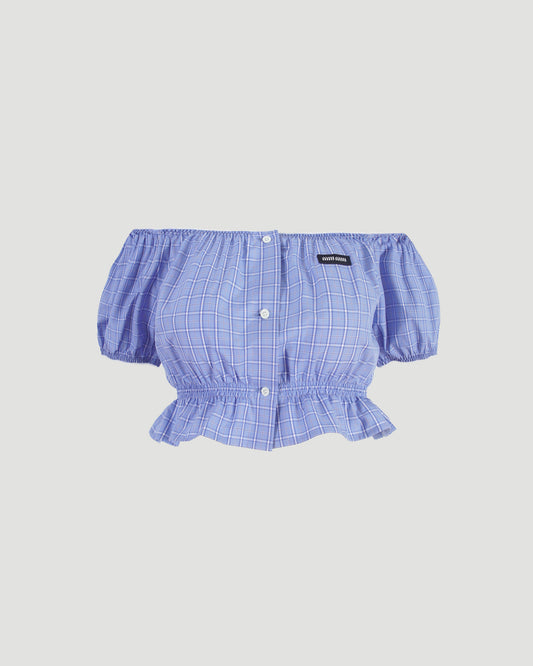 Off-Shoulder Crop Top