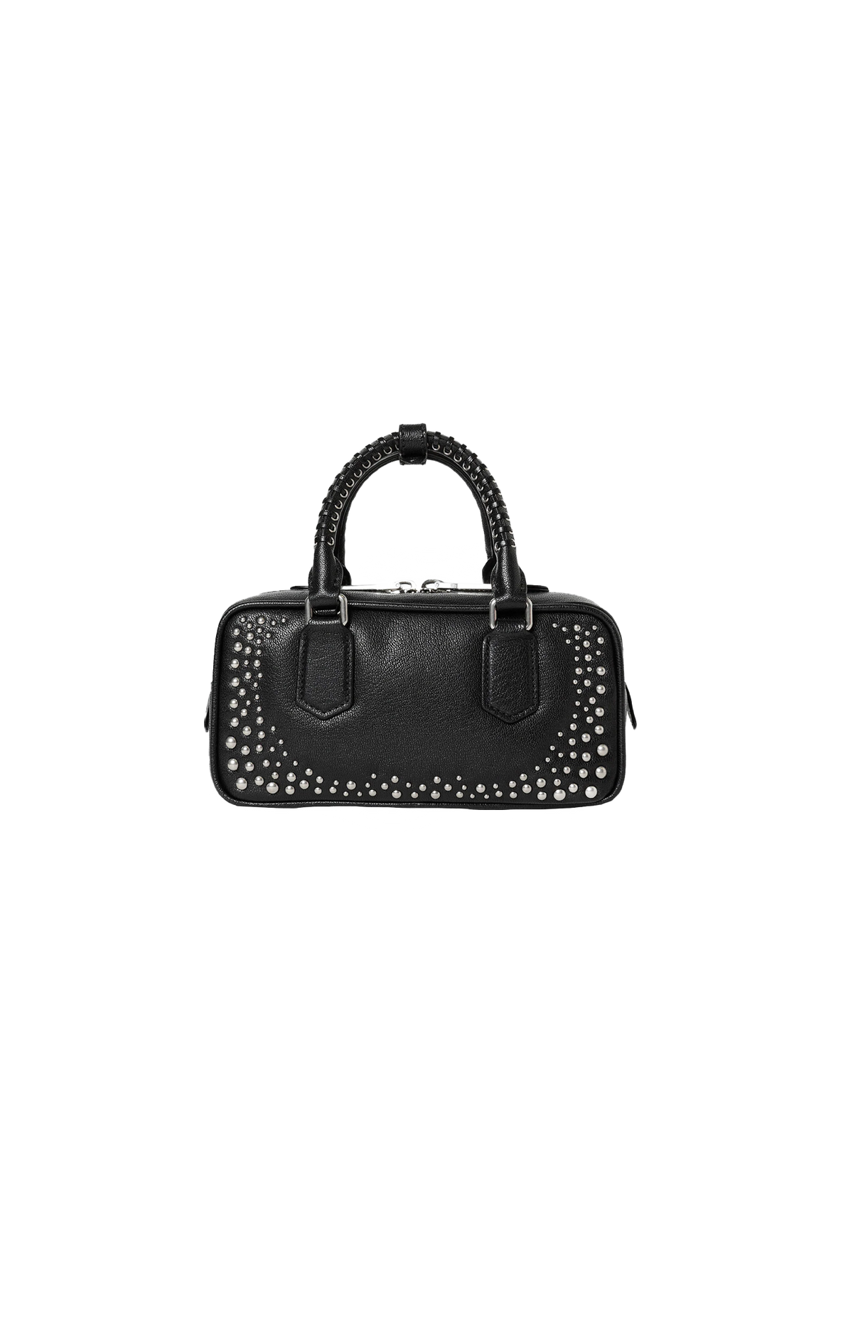 Miu Miu Arcadie Studded Leather Bag in Black — product photo 3