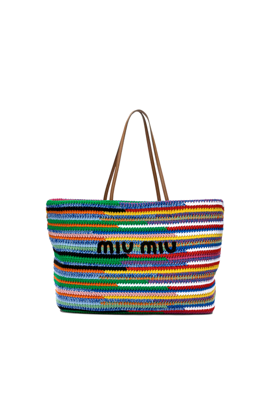Crochet tote bag
