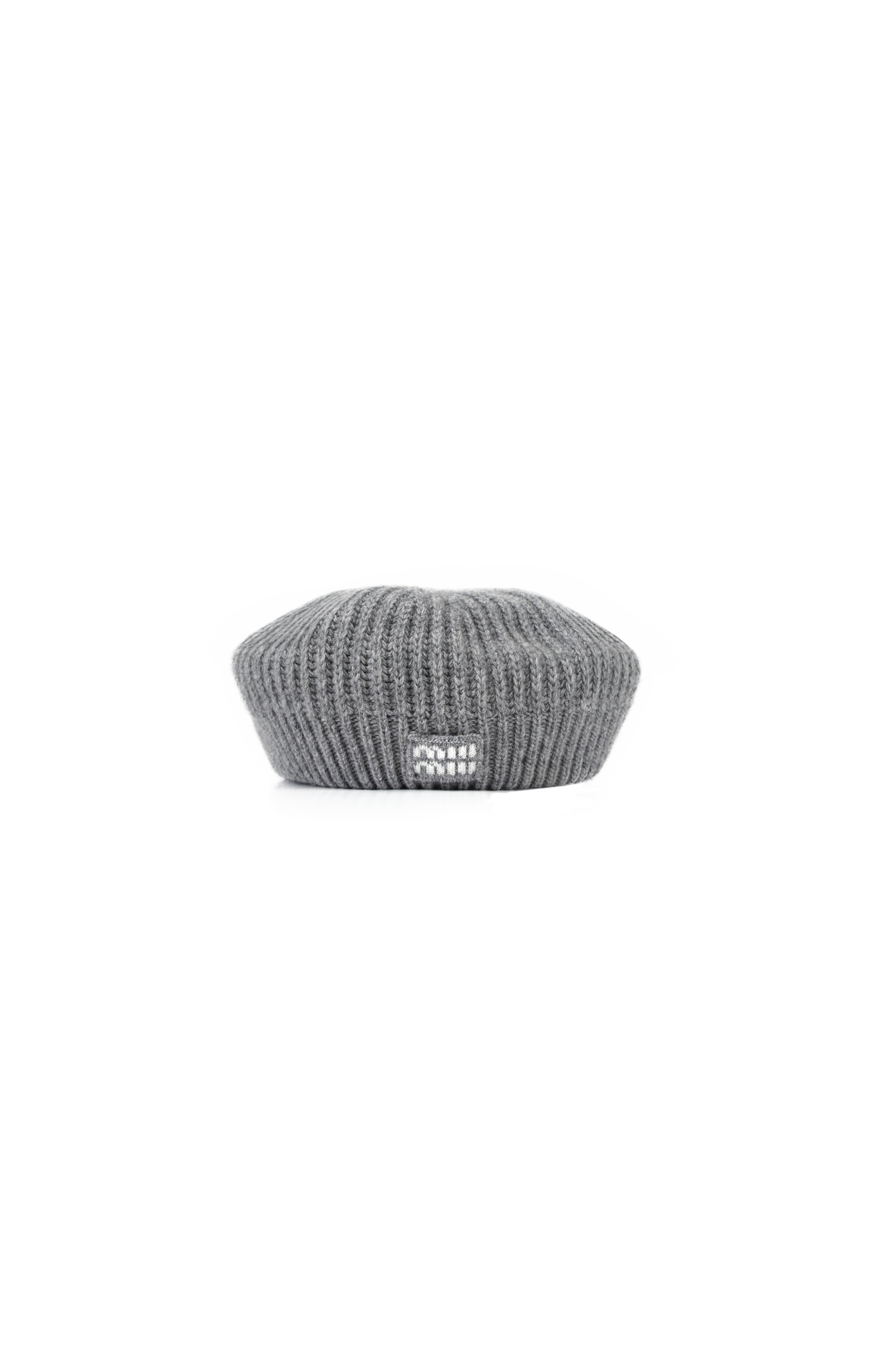 Logo-Embroidered Ribbed-Knit Beret