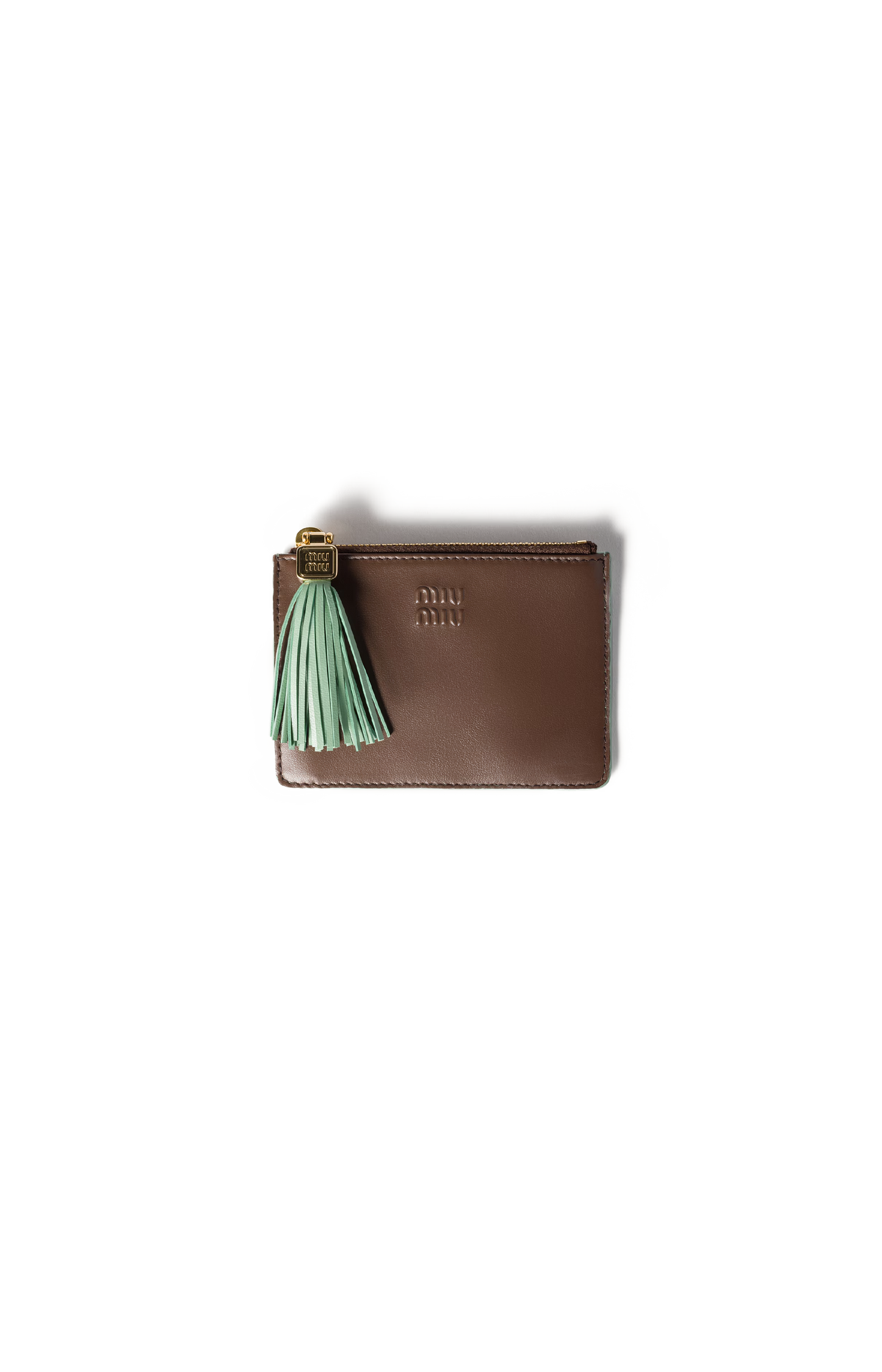 Card holder with a tassel detail