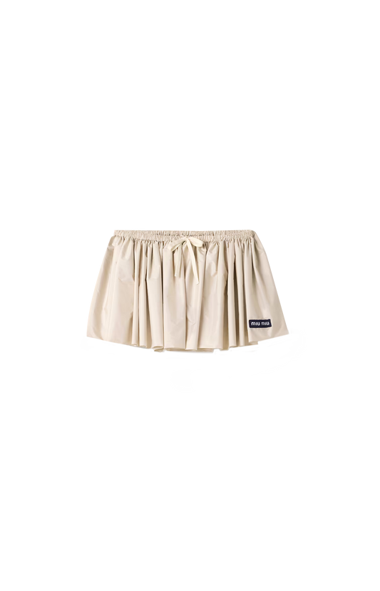 Technical Pongé Skirt