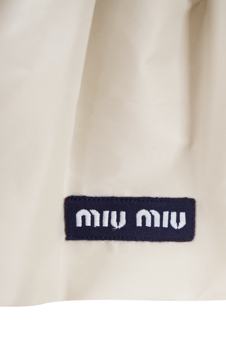 Technical Pongé Skirt