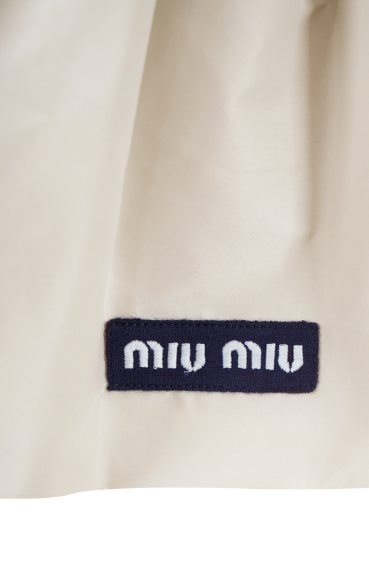 Technical Pongé Skirt