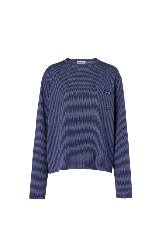 Jacquard Jersey T-shirt