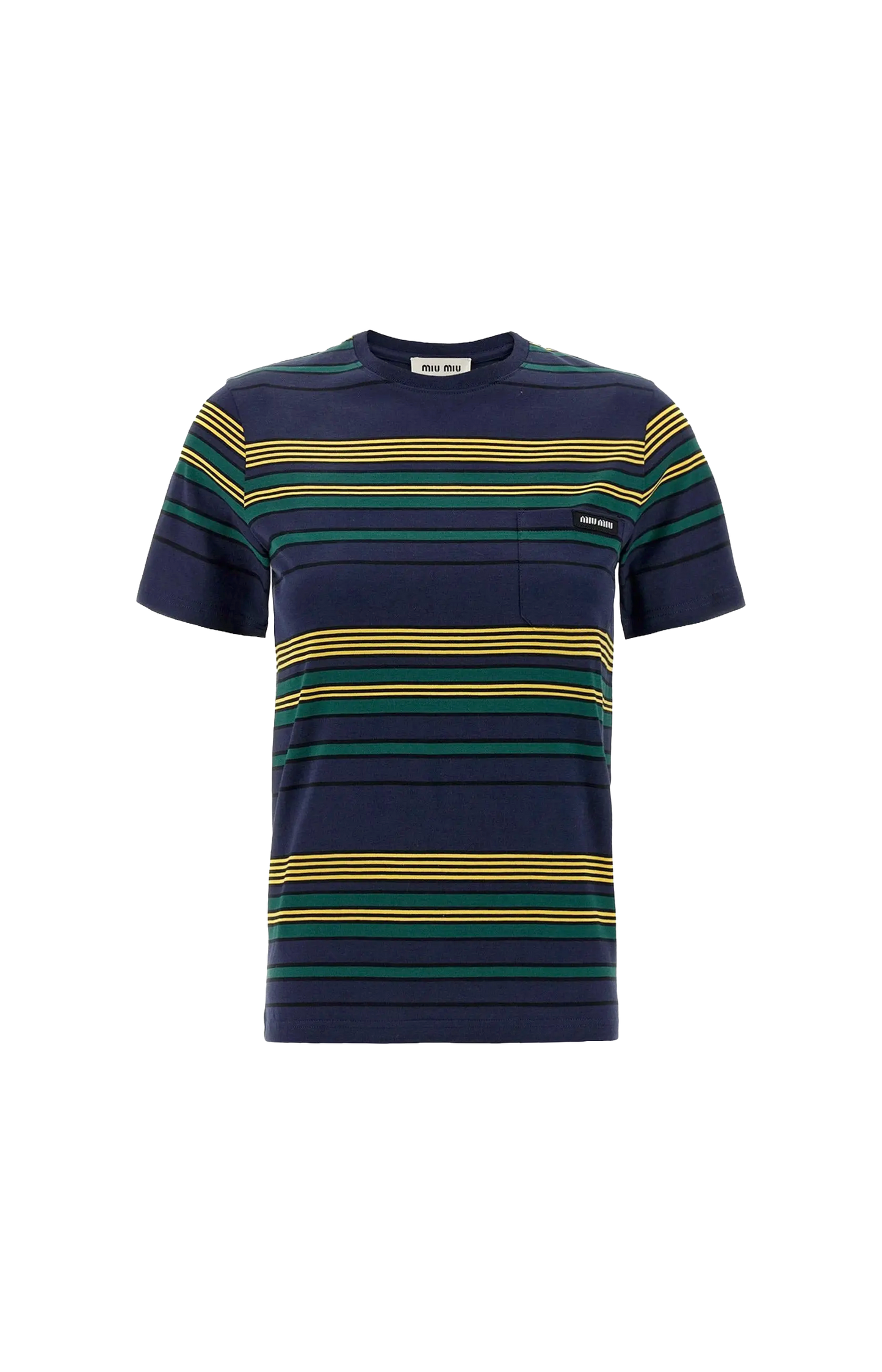 Striped chest-pocket T-shirt