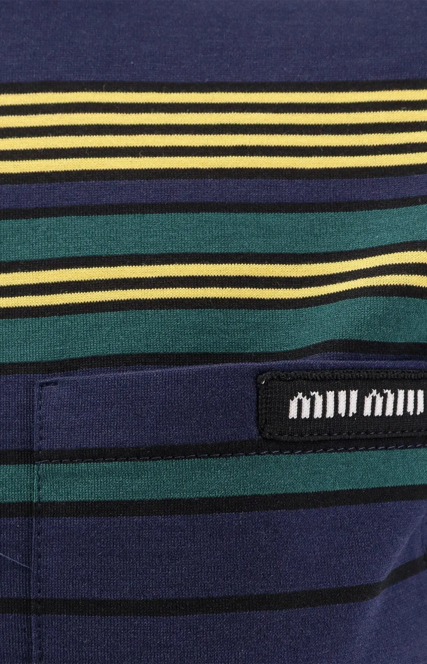 Striped chest-pocket T-shirt