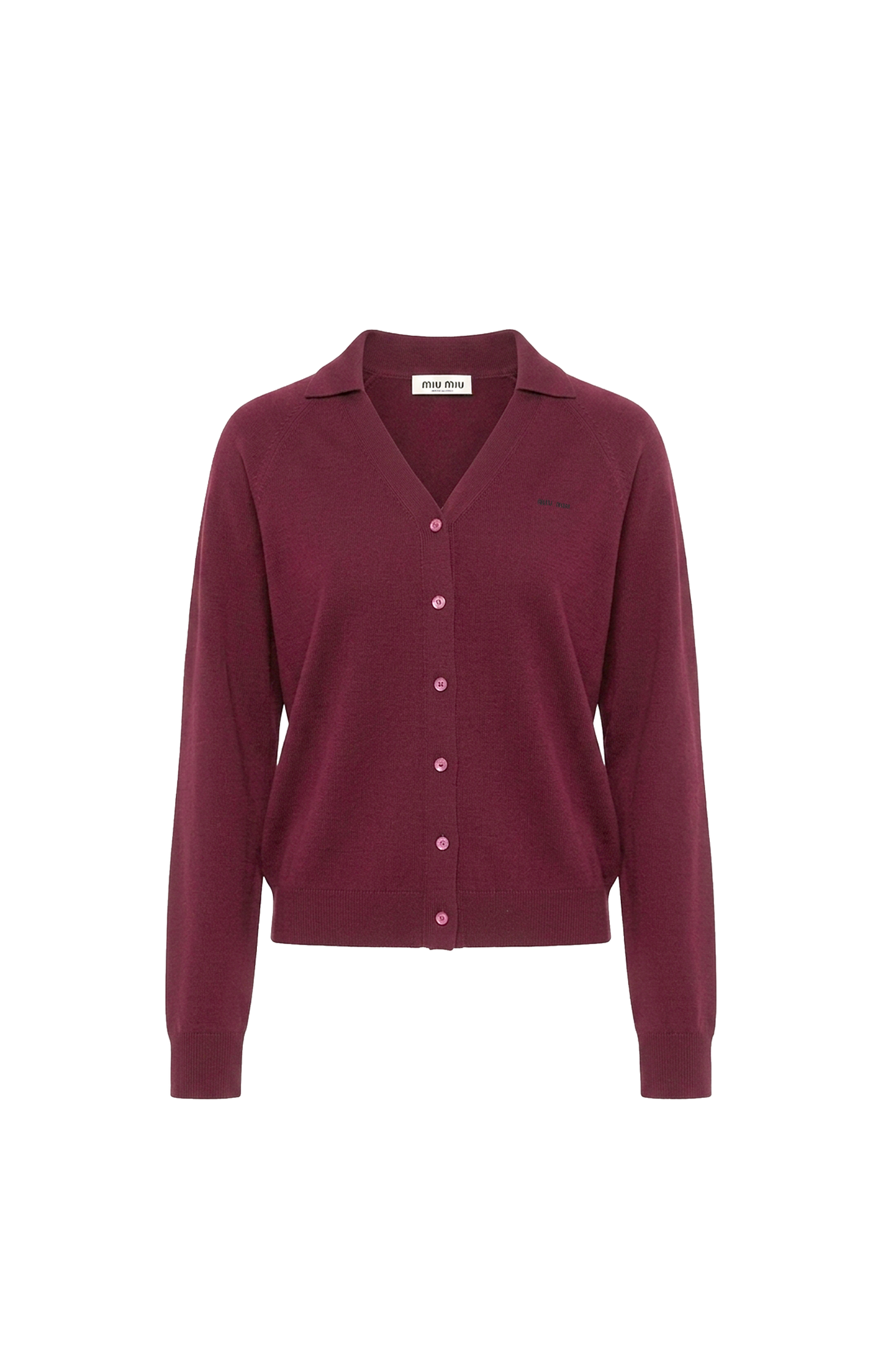 Knit Cardigan with Logo