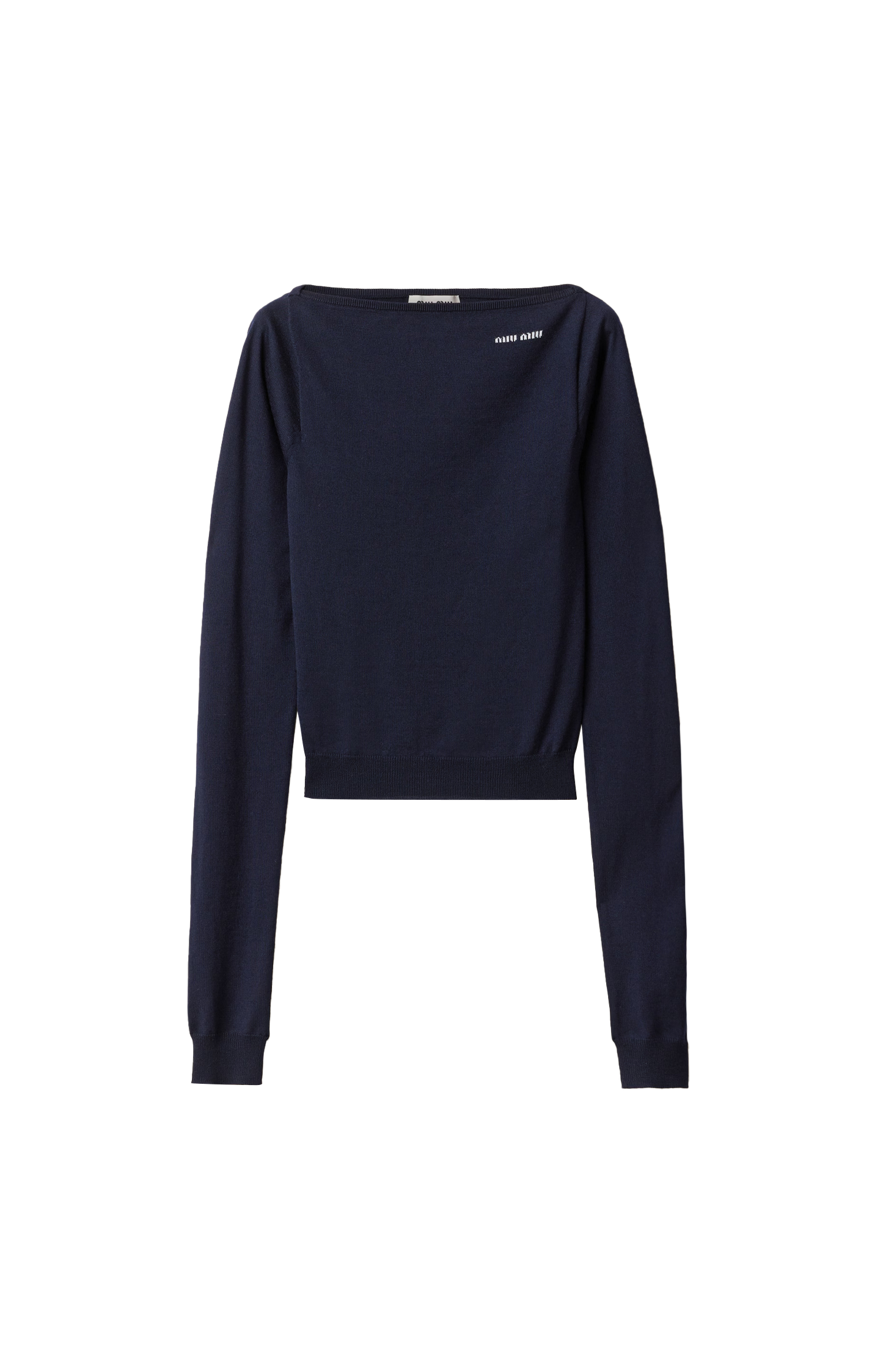 Wool Boat-Neck Sweater