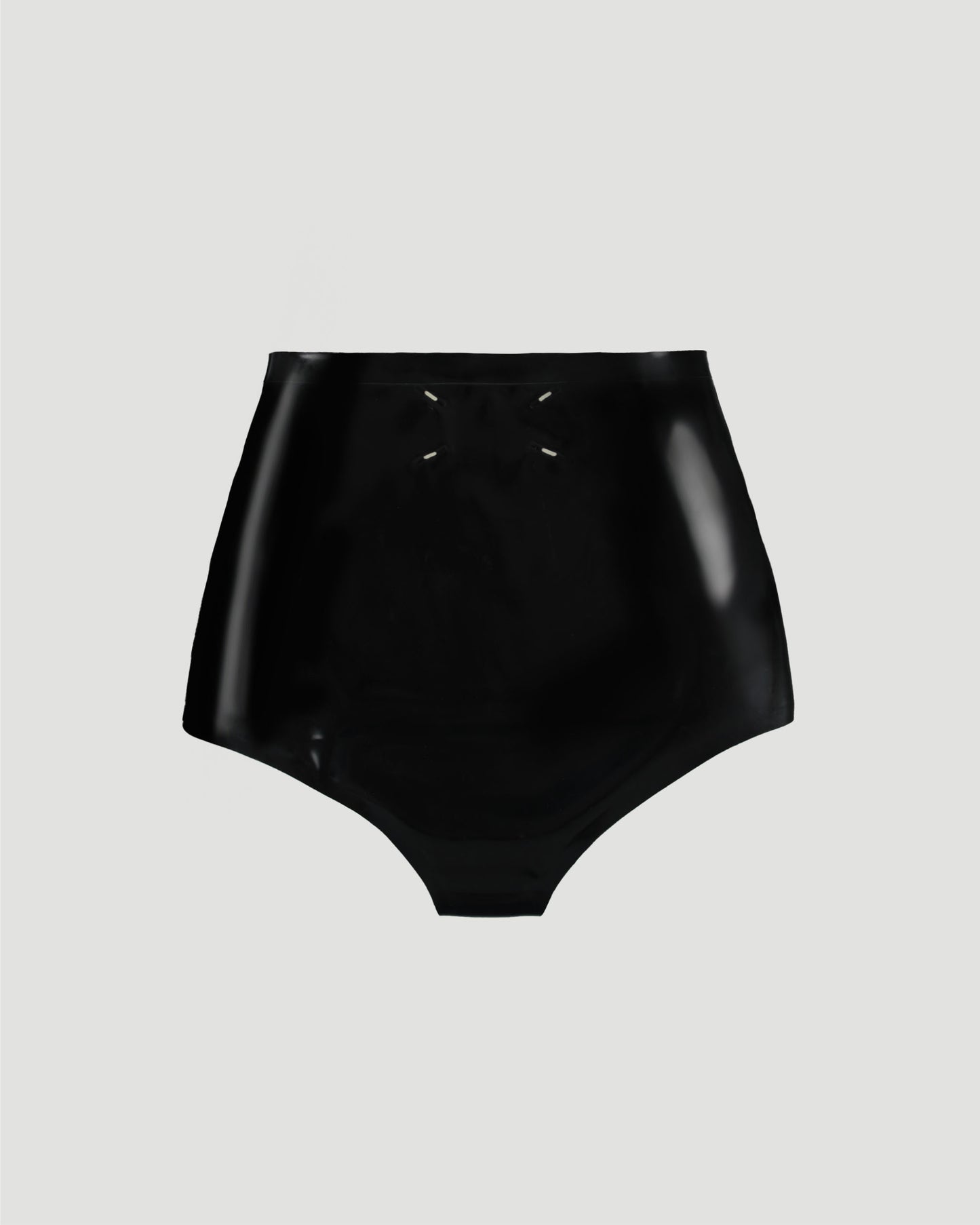 High Waist Latex Briefs