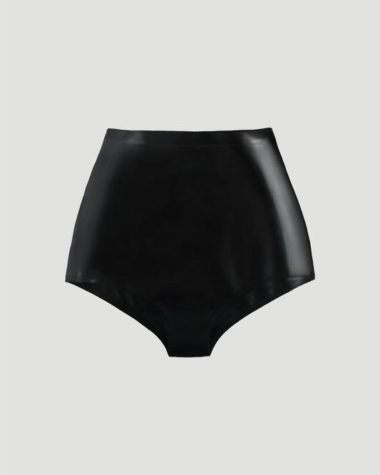 High Waist Latex Briefs