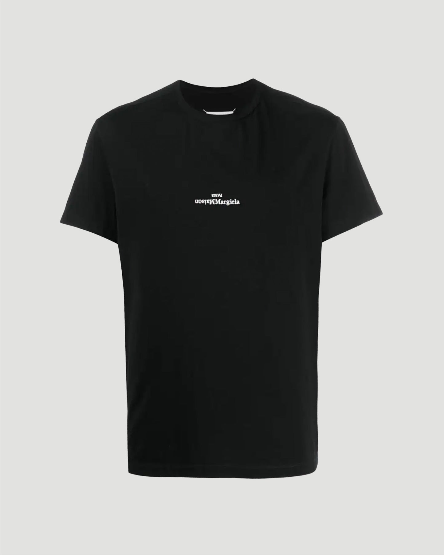 UPSIDE DOWN LOGO PRINT T-SHIRT