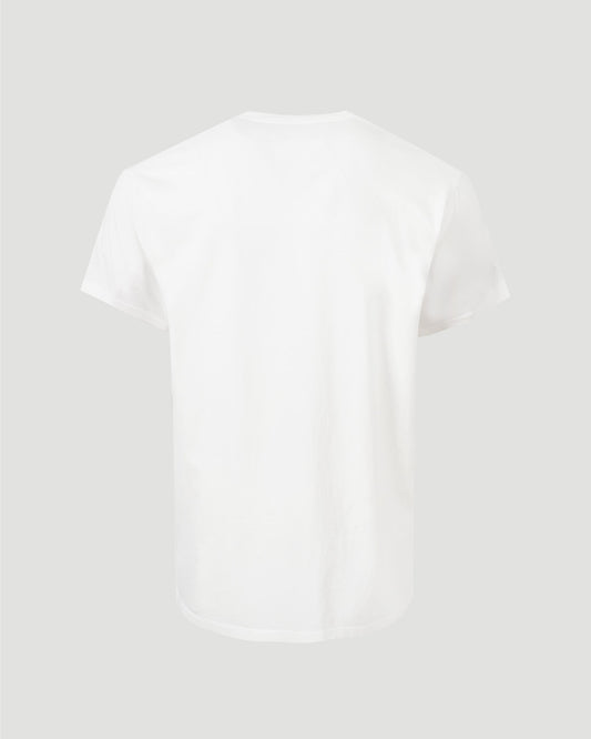 Stamp logo T-shirt in Ivory