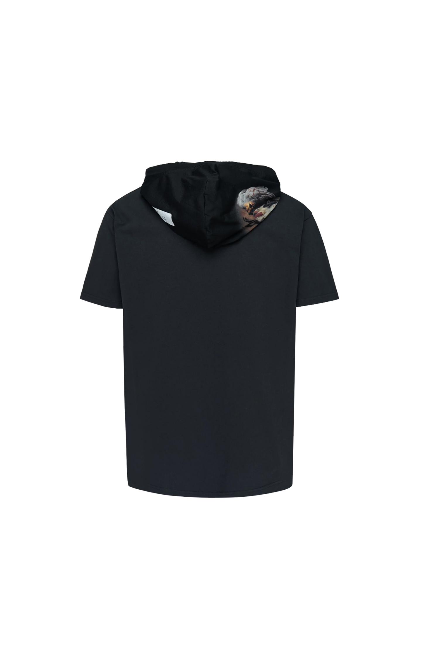 Hooded T-shirt in Black