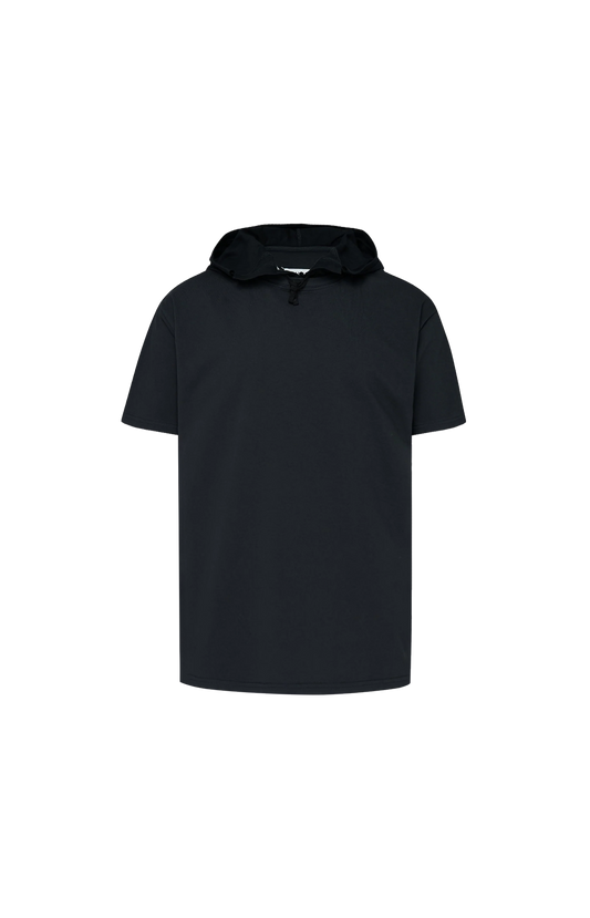 Hooded T-shirt in Black