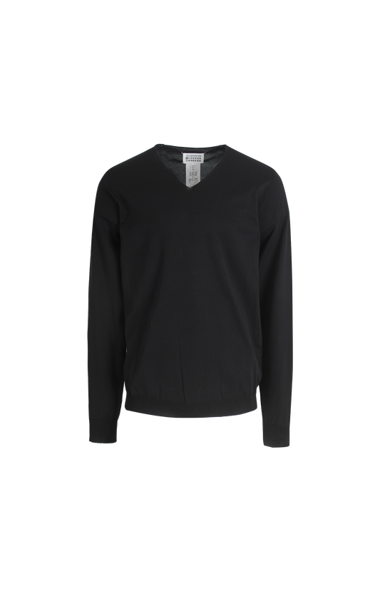 Cotton V-Neck Sweater