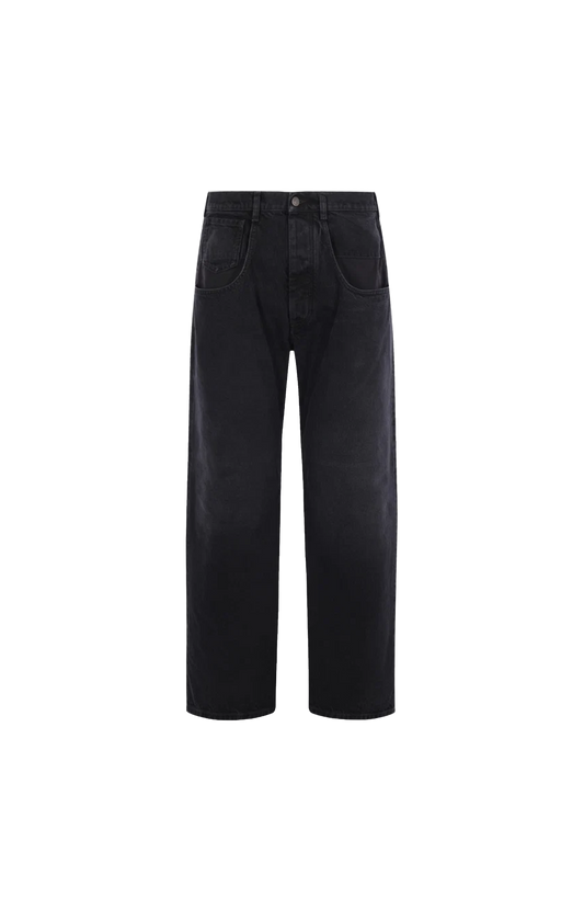 Double Pocket Trousers in Black