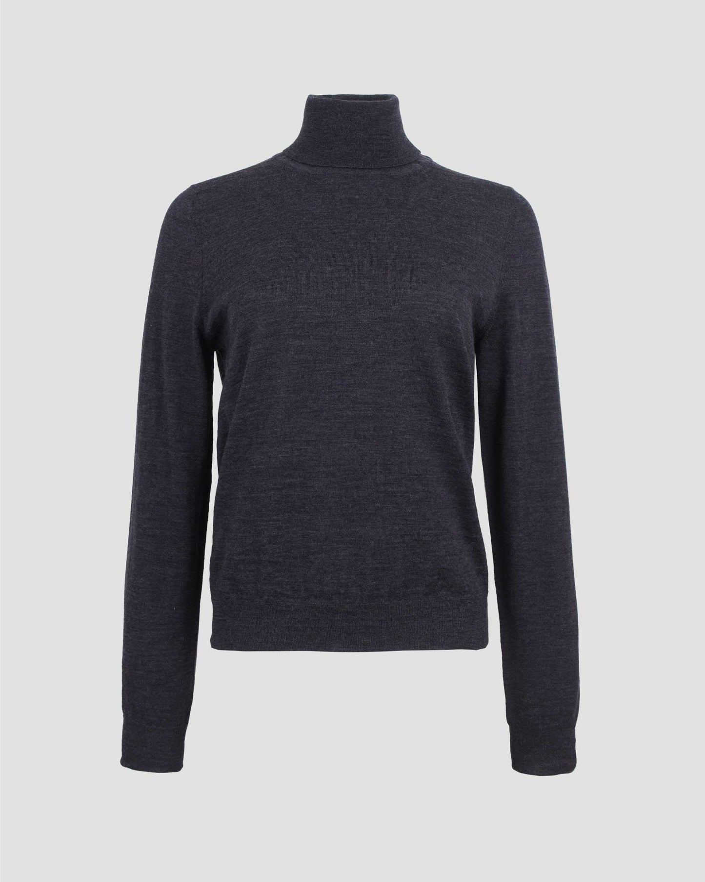 Knit Turtleneck in Dark Blue