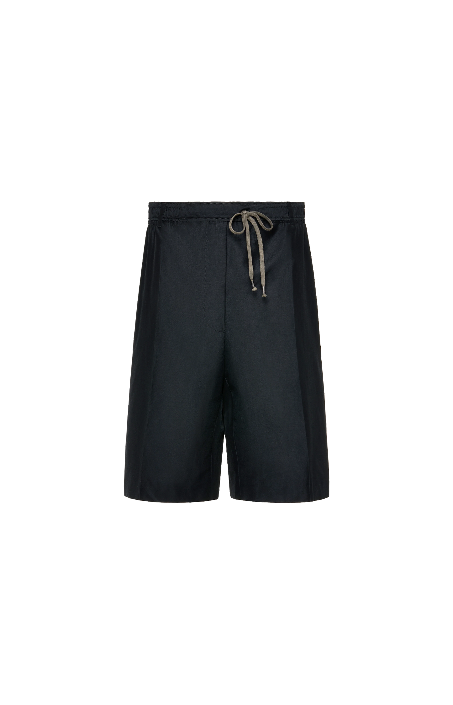 Cotton Drawstring Shorts in Dark Blue
