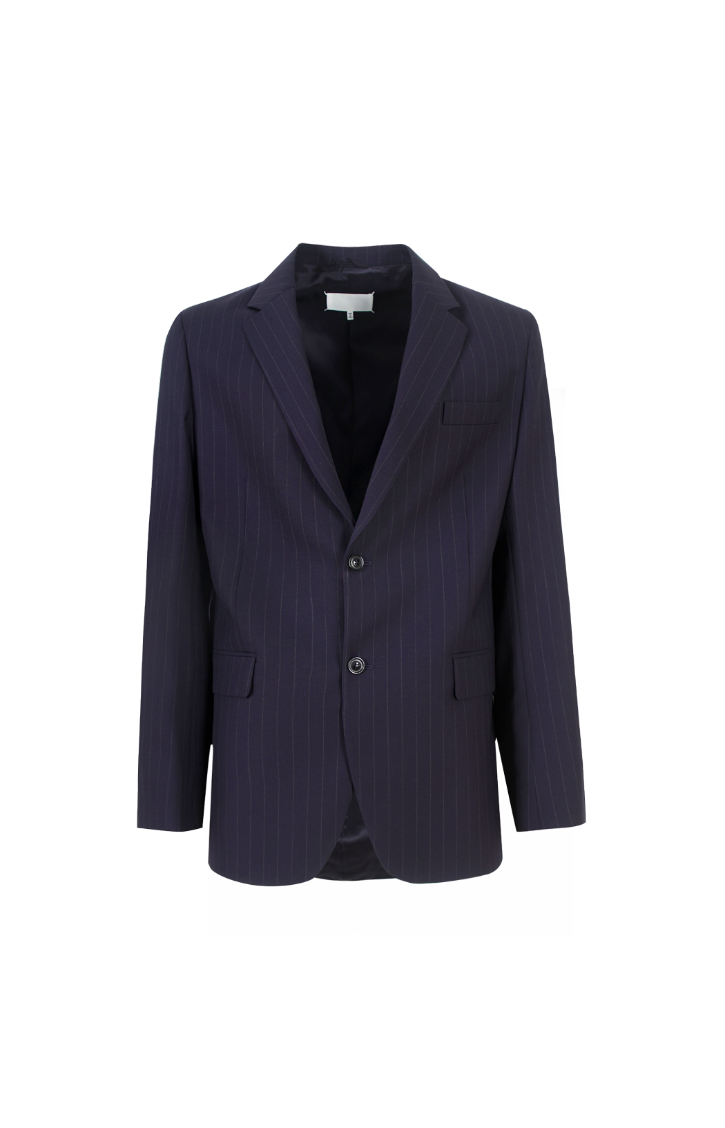 Pinstripe Wool Blazer