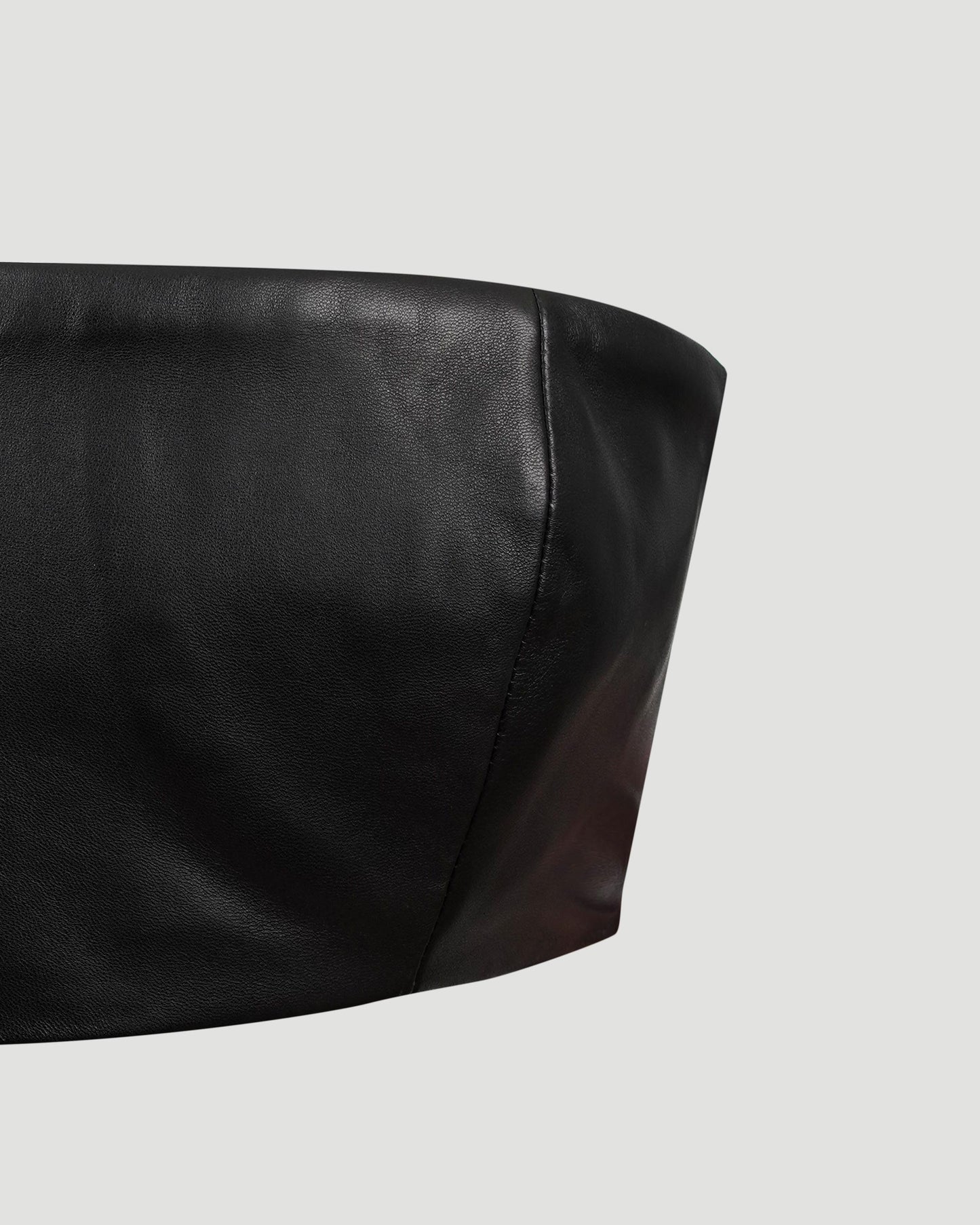 TUBE TOP IN LEATHER