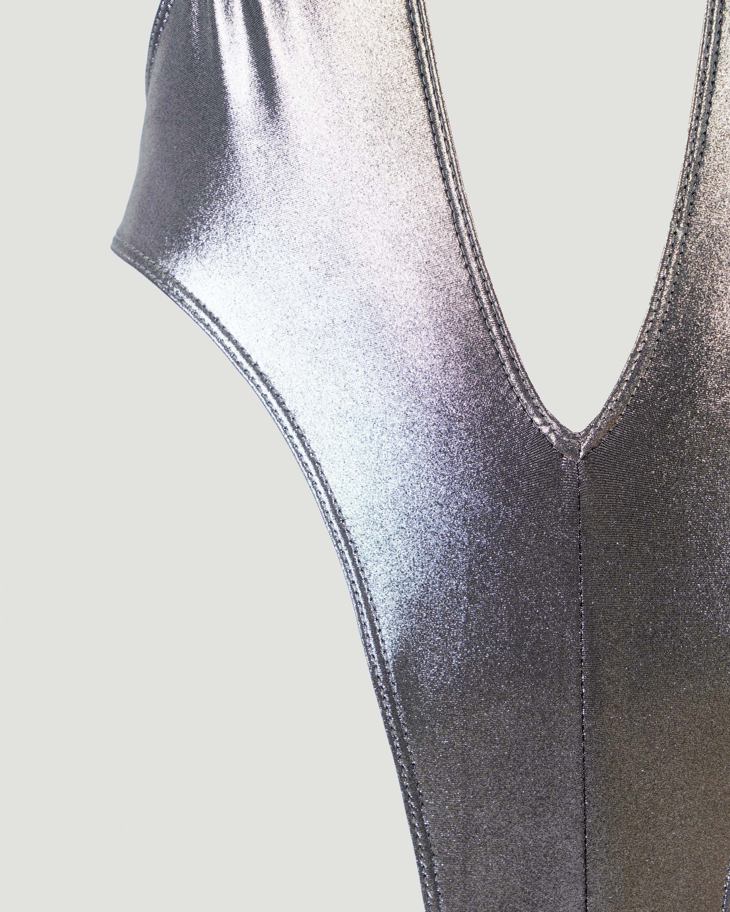 CROSSED ONE-PIECE BODYSUIT