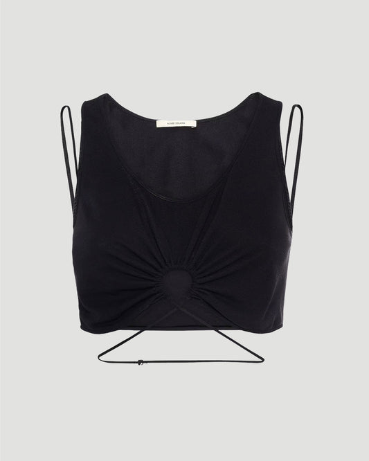 CROP TOP IN BLACK