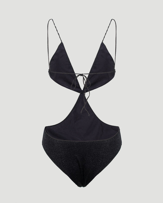 LUMIERE ONE-PIECE IN BLACK